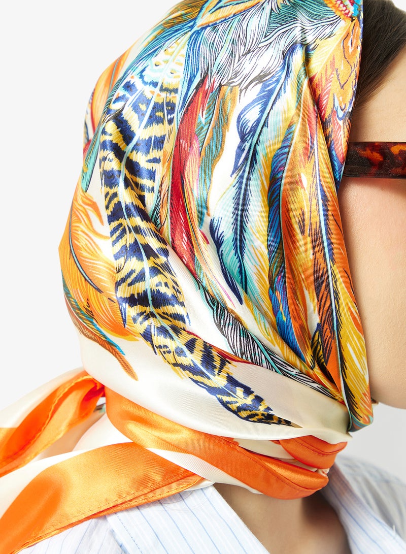 Ginger Printed Summer Headscarf - Image 4